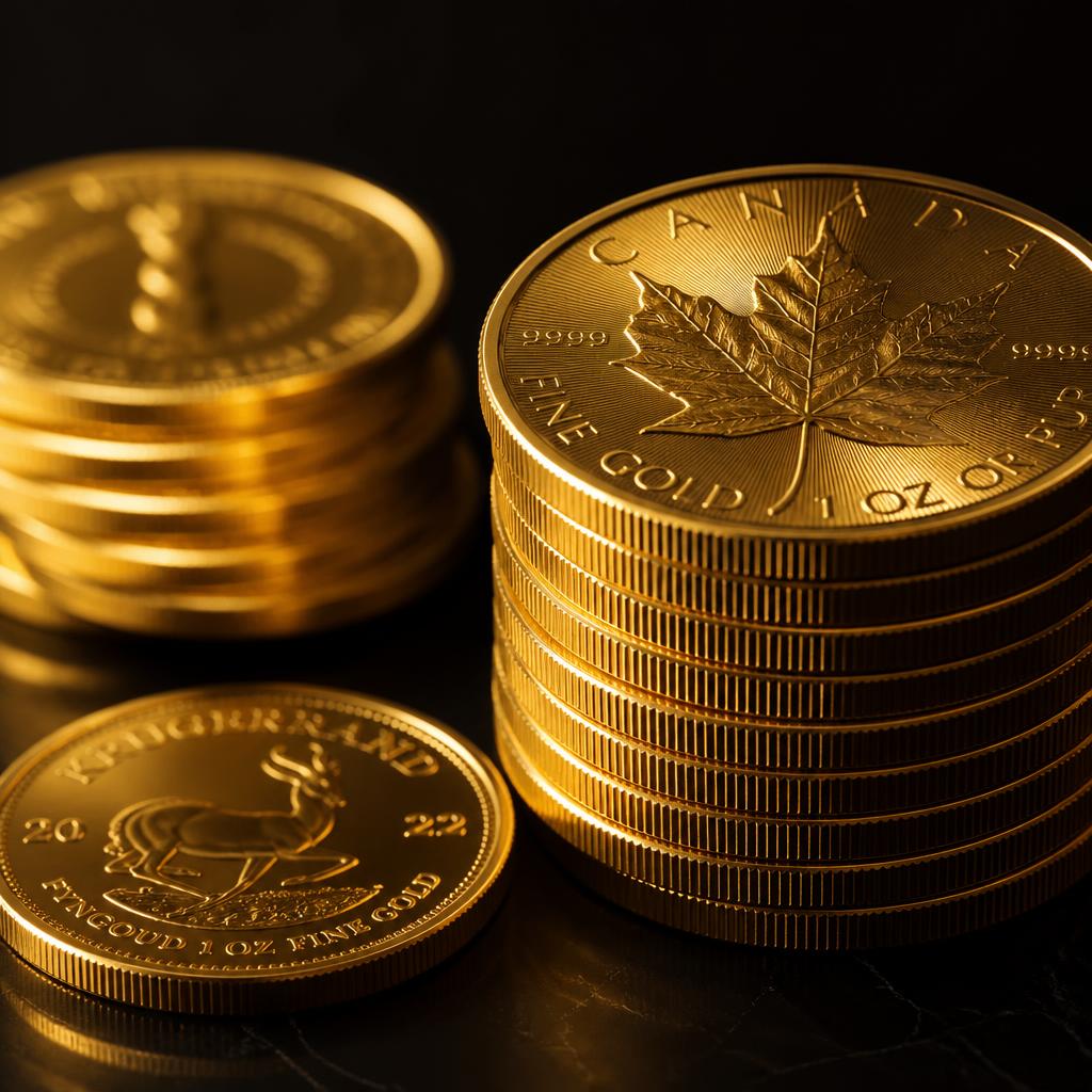 Moedas de ouro avaliadas na Multimetais