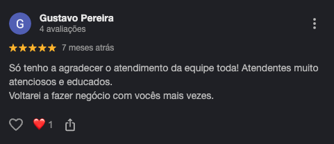 Avaliação real de cliente da Multimetais no Google (3)